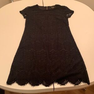 Classic black lace dress